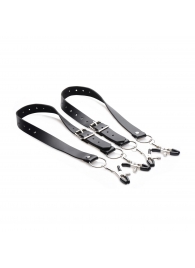 Ремни с зажимами для половых губ Spread Labia Spreader Straps with Clamps - XR Brands - купить с доставкой в Уфе