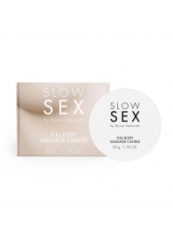 Массажная свеча для всего тела Slow Sex - 50 гр. - Bijoux Indiscrets - купить с доставкой в Уфе