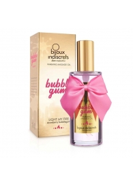 Разогревающее массажное масло Light My Fire Bubble Gum с ароматом бабл-гам - 100 мл. - Bijoux Indiscrets - купить с доставкой в Уфе