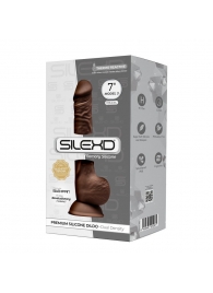 Коричневый фаллоимитатор SILEXD Model 3 7  - 17,5 см. - Adrien Lastic купить с доставкой в интернет-магазине Orgasmix в Уфе Коричневый фаллоимитатор SILEXD Model 3 7  - 17,5 см. - Adrien Lastic