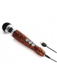 Беспроводной wand-вибратор Doxy Die Cast 3R с тигровым принтом на рукояти - 28 см. - Doxy в Уфе Беспроводной wand-вибратор Doxy Die Cast 3R с тигровым принтом на рукояти - 28 см. - Doxy