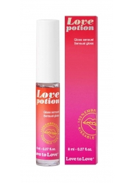 Возбуждающий блеск для губ Love Potion - 8 мл. - Love to Love - купить с доставкой в Уфе