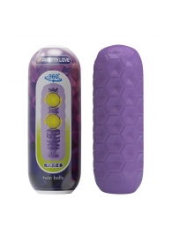 Фиолетовый мастурбатор Venus-X Twin balls - Baile - в Уфе купить с доставкой