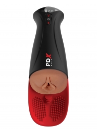 Мастурбатор-вагина в колбе с вибрацией Fuck-O-Matic Pro XL - Pipedream - в Уфе купить с доставкой