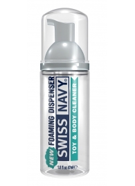 Очищающая пенка для игрушек и тела Toy   Body Cleaner Foamer - 47 мл. - Swiss navy - купить с доставкой в Уфе