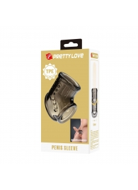 Дымчатая насадка на пенис и мошонку - Baile - в Уфе купить с доставкой