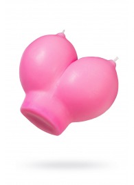 Розовая свеча «Сиськи» - 150 гр. - Pecado - купить с доставкой в Уфе