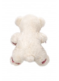 Бондажный набор: белый мишка с розовыми оковами и наручниками - Pecado - купить с доставкой в Уфе