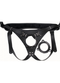 Пояс Hard Brutal для больших насадок - LOVETOY (А-Полимер) - купить с доставкой в Уфе