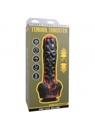 Черно-красная мини-машина на присоске Tendril Thruster - 21,6 см. - Doc Johnson - купить с доставкой в Уфе