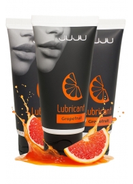 Набор из 3 съедобных лубрикантов JUJU со вкусом грейпфрута - JuJu - купить с доставкой в Уфе Набор из 3 съедобных лубрикантов JUJU со вкусом грейпфрута - JuJu - купить с доставкой в Уфе