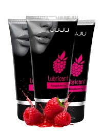 Набор из 3 съедобных лубрикантов JUJU со вкусом малины - JuJu - купить с доставкой в Уфе Набор из 3 съедобных лубрикантов JUJU со вкусом малины - JuJu - купить с доставкой в Уфе