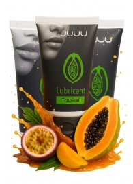 Набор из 3 съедобных лубрикантов JUJU со вкусом тропических фруктов - JuJu - купить с доставкой в Уфе Набор из 3 съедобных лубрикантов JUJU со вкусом тропических фруктов - JuJu - купить с доставкой в Уфе