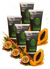 Набор из 5 съедобных лубрикантов JUJU со вкусом тропических фруктов - JuJu - купить с доставкой в Уфе Набор из 5 съедобных лубрикантов JUJU со вкусом тропических фруктов - JuJu - купить с доставкой в Уфе