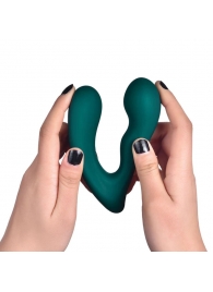 Темно-бирюзовый вибромассажер простаты Solstice X - Magic Motion - в Уфе купить с доставкой Темно-бирюзовый вибромассажер простаты Solstice X - Magic Motion - в Уфе купить с доставкой