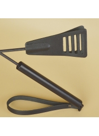 Черный кожаный стек «Сириус» - 60 см. - Sitabella - купить с доставкой в Уфе