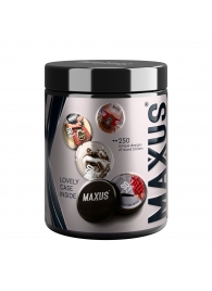 Черные утолщенные презервативы MAXUS Extra Strong с железным кейсом - 15 шт. - Maxus - купить с доставкой в Уфе