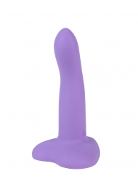 Фиолетовый нереалистичный дилдо Emotional - 13 см. - Lola Games купить с доставкой в интернет-магазине Orgasmix в Уфе Фиолетовый нереалистичный дилдо Emotional - 13 см. - Lola Games