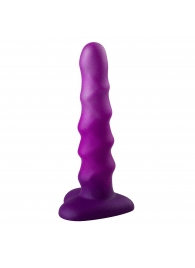 Фиолетовый нереалистичный дилдо Unicorn - 17,5 см. - Lola Games купить с доставкой в интернет-магазине Orgasmix в Уфе Фиолетовый нереалистичный дилдо Unicorn - 17,5 см. - Lola Games