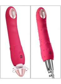 Малиновая насадка на душ с вибрацией Showers to orgasm - 20,1 см. - Orion - купить с доставкой в Уфе Малиновая насадка на душ с вибрацией Showers to orgasm - 20,1 см. - Orion - купить с доставкой в Уфе