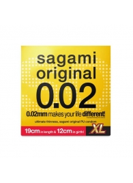 Презерватив увеличенного размера Sagami Original 0.02 XL-size - 1 шт. - Sagami - купить с доставкой в Уфе Презерватив увеличенного размера Sagami Original 0.02 XL-size - 1 шт. - Sagami - купить с доставкой в Уфе