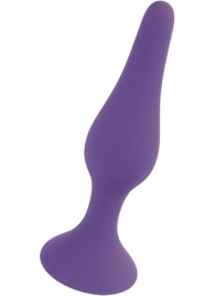 Фиолетовая анальная втулка Silcone Purple Plug Large - 12,5 см. - Boys of Toys в Уфе Фиолетовая анальная втулка Silcone Purple Plug Large - 12,5 см. - Boys of Toys