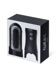 Набор Tenga Flip Zero Electronic Vibrotation: мастурбатор с вибрацией и устройство вращения - Tenga - в Уфе купить с доставкой