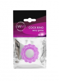 Лиловое эрекционное кольцо с 2 рядами стимулирующих шариков - Erowoman-Eroman - в Уфе купить с доставкой Лиловое эрекционное кольцо с 2 рядами стимулирующих шариков - Erowoman-Eroman - в Уфе купить с доставкой