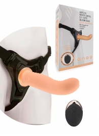 Женский вибрострапон со съемной насадкой и пультом ДУ - Erokay - купить с доставкой в Уфе