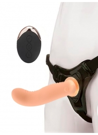 Женский вибрострапон со съемной насадкой и пультом ДУ - Erokay - купить с доставкой в Уфе