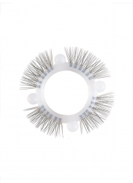 Эластичное кольцо с «ресничками» и 4 шариками - Sextaz - в Уфе купить с доставкой