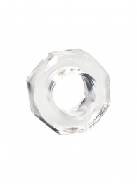 Прозрачное эрекционное кольцо в форме гайки - Sex Expert - в Уфе купить с доставкой