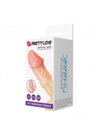 Телесная насадка на пенис Booker - 8 см. - Baile - в Уфе купить с доставкой