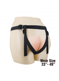 Черные трусики харнесс с платформой Caludio I - Baile - купить с доставкой в Уфе