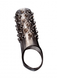 Дымчатая насадка на пенис с выпуклостями - 12 см. - Sex Expert - в Уфе купить с доставкой