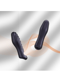 Сливовая силиконовая насадка на пенис с подхватом Manwan Ryzer - Manwan - в Уфе купить с доставкой