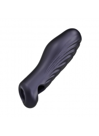 Сливовая силиконовая насадка на пенис с подхватом Manwan Ryzer - Manwan - в Уфе купить с доставкой