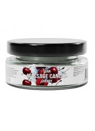 Массажная свеча «Спелая вишня» - 50 мл. - SGAN - купить с доставкой в Уфе