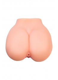 Реалистичный мастурбатор в форме попки с 2 любовными входами - No Name - в Уфе купить с доставкой