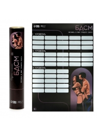 Плакат для двоих со скретч-слоем «БДСМ» - Сима-Ленд - купить с доставкой в Уфе