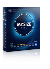 Презервативы MY.SIZE размер 72 - 3 шт. - My.Size - купить с доставкой в Уфе