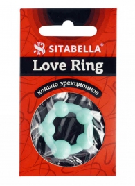 Цветное эрекционное кольцо с 5 бусинами Love Ring - Sitabella - в Уфе купить с доставкой