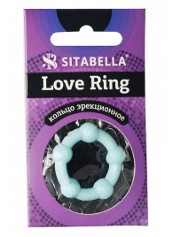 Цветное эрекционное кольцо Love Ring с бусинами - Sitabella - в Уфе купить с доставкой