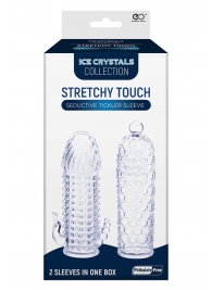 Набор из 2 прозрачных насадок на член Seductive Tickler Sleeves Set - NMC - в Уфе купить с доставкой