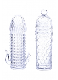 Набор из 2 прозрачных насадок на член Seductive Tickler Sleeves Set - NMC - в Уфе купить с доставкой