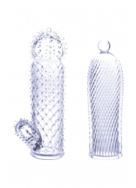 Набор из 2 прозрачных насадок на член Seductive Tickler Sleeves - NMC - в Уфе купить с доставкой