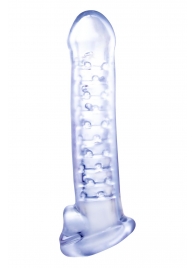 Прозрачная насадка-удлинитель Stretchy Touch - 18 см. - NMC - в Уфе купить с доставкой