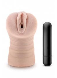 Телесный мастурбатор-вагина Ayumi с вибрацией - Blush Novelties - в Уфе купить с доставкой