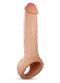 Телесная насадка-удлинитель Thrive 8.75 Inch Realistic Penis Extender Sleeve - 22,2 см. - Blush Novelties - в Уфе купить с доставкой
