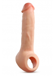 Телесная насадка-удлинитель Thrive 8.75 Inch Realistic Penis Extender Sleeve - 22,2 см. - Blush Novelties - в Уфе купить с доставкой